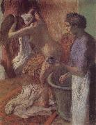 Edgar Degas The breakfast after bath oil